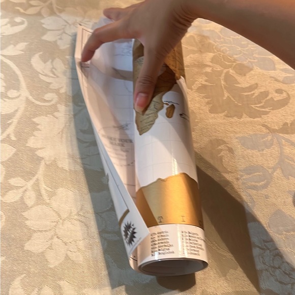 BRAND NEW Scratch Map Poster 47 x 29.7cm - Picture 5 of 5